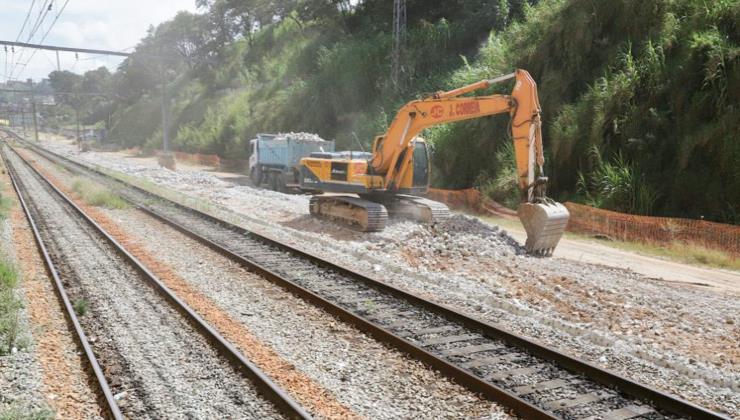 Moderna estação de trem começa a ser construída em Francisco Morato