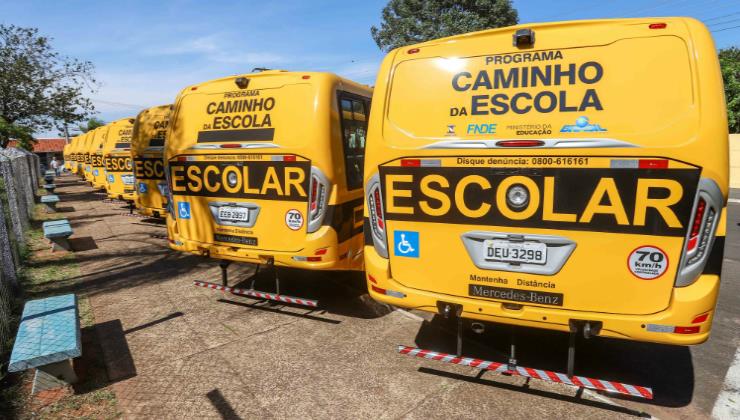 Estado investe na compra de ônibus escolares para 102 municípios