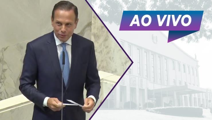 Acompanhe ao vivo a transmissão de cargo do novo governador de São Paulo