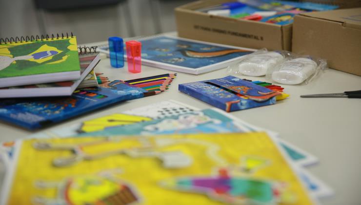 Secretaria de Estado da Educação garante material escolar para 2,6 milhões de alunos