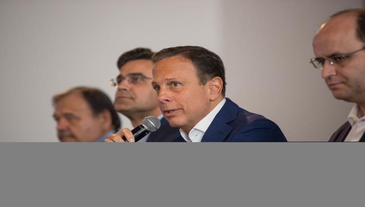 Acompanhe ao vivo coletiva de imprensa do governador de SP