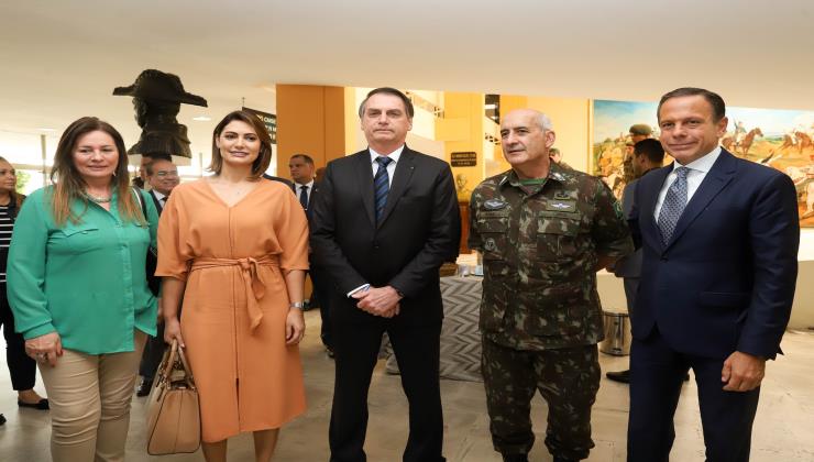 Governador do Estado recebe Presidente Jair Bolsonaro na capital paulista