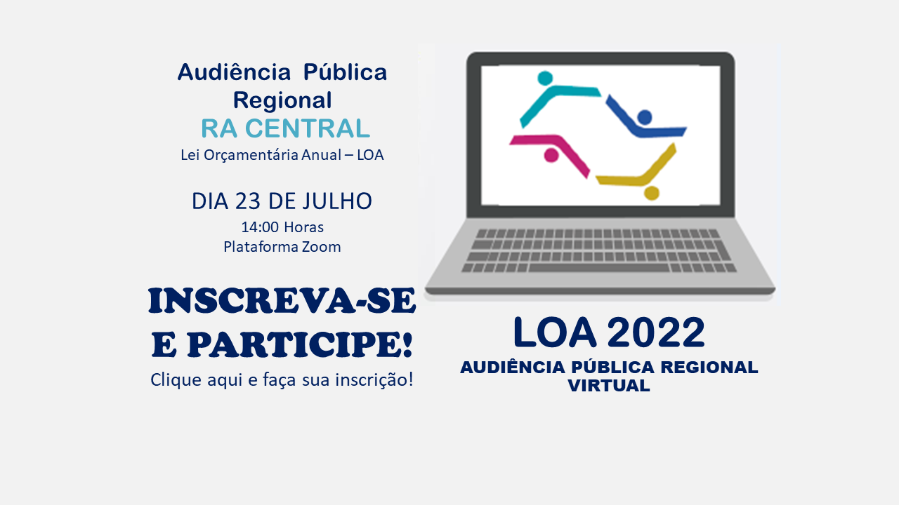 Audiências Regionais Virtuais - Central