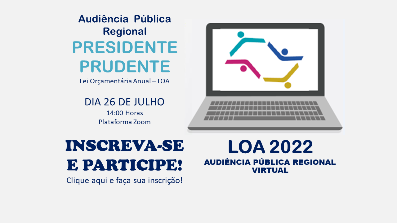 Audiências Regionais Virtuais - Presidente Prudente