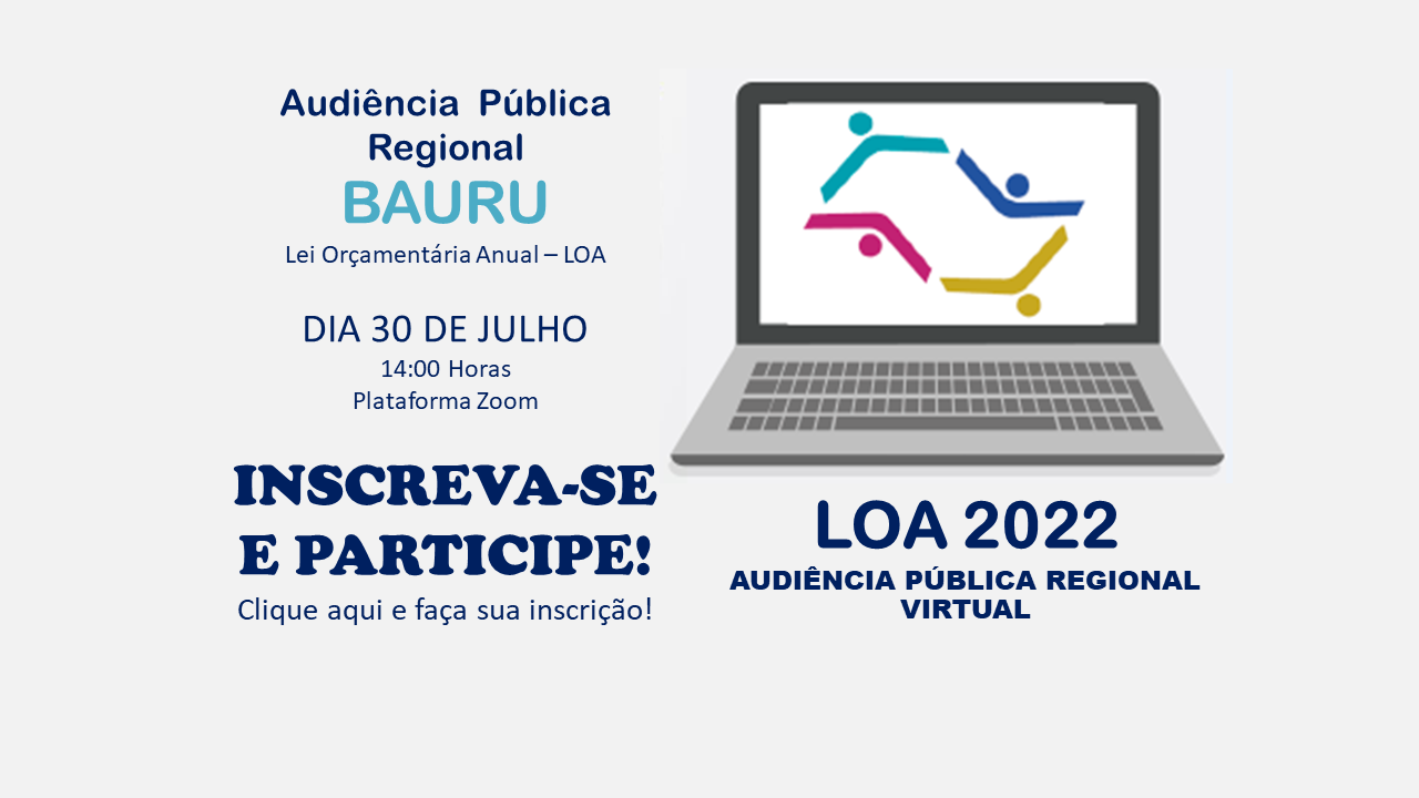 Audiências Regionais Virtuais - Bauru