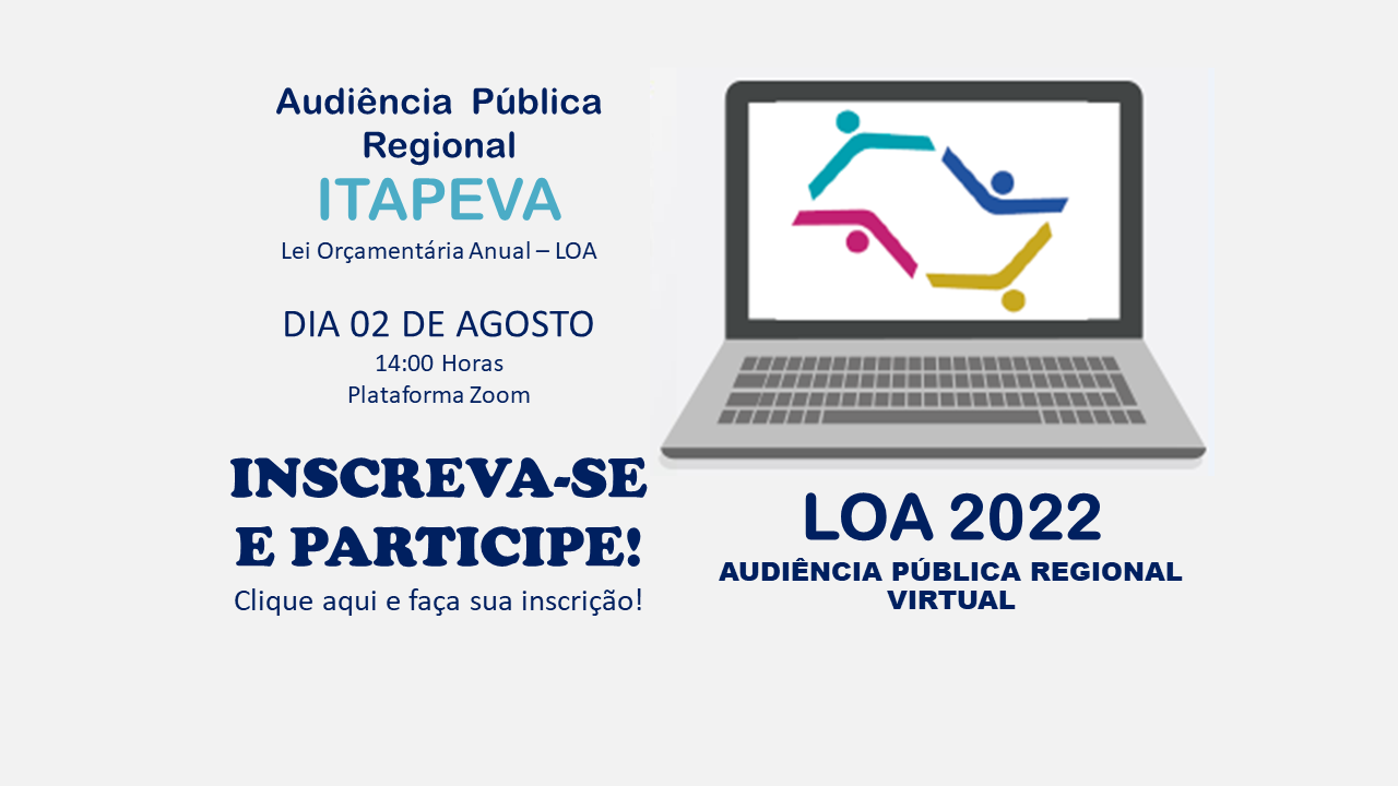 Audiências Regionais Virtuais - Itapeva