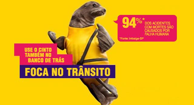 #Foca No Trânsito: campanha atinge mais de 10 milhões de pessoas