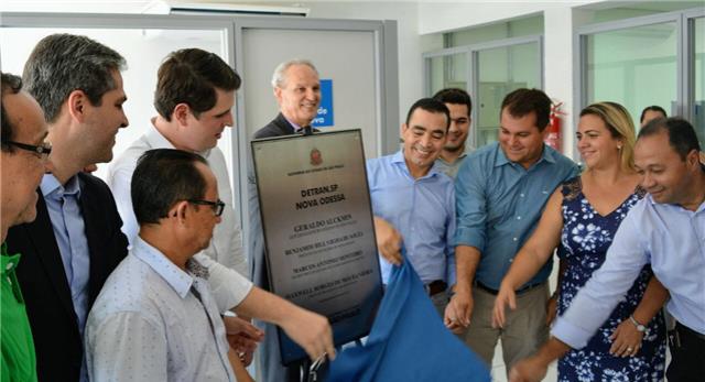 Secretário Marcos Monteiro participa da inauguração da unidade Nova Odessa, do Detran.SP